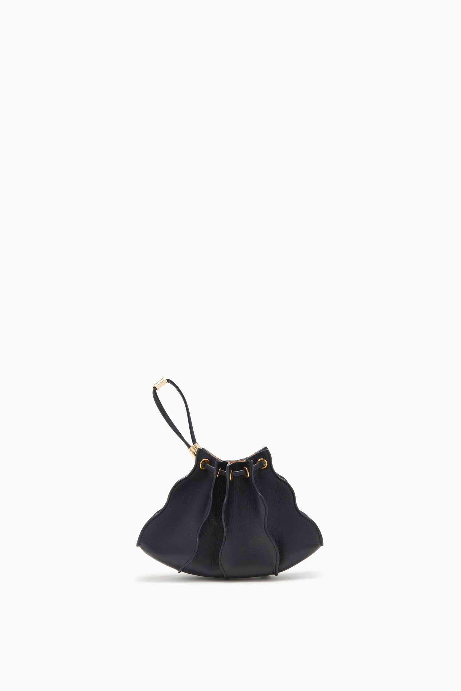 Ulla Johnson Adria Sac bandoulière cuir Noir agneau pepper