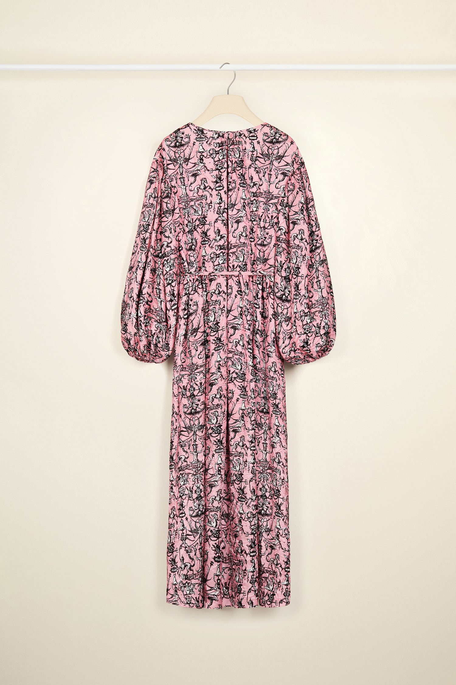 Patou P22DR08801045043 robe chemise maxi Pink Fairy Tales