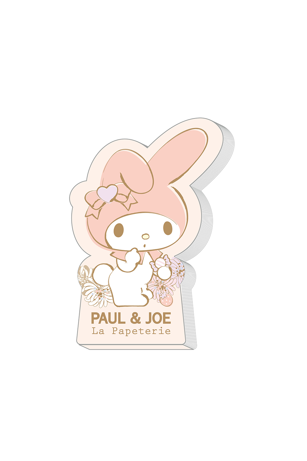 Paul & Joe My Melody pense-bête rose motif lapin
