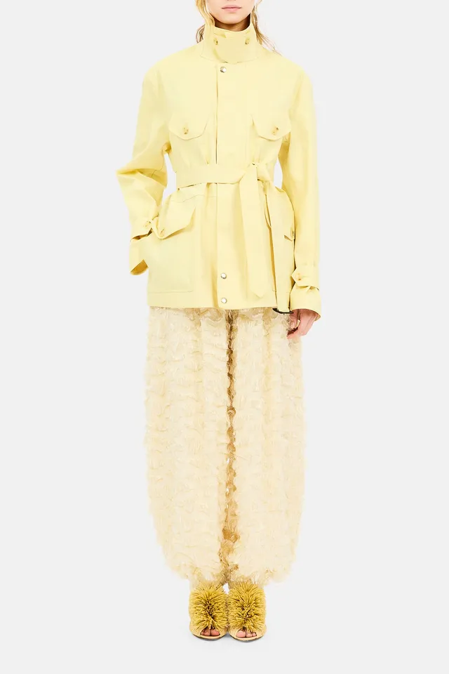 Ulla Johnson Eaton veste cargo Honeysuckle ceinturée
