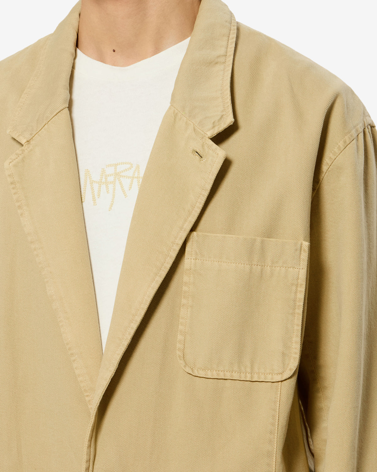 Isabel Marant Kastan veste denim coton jaune