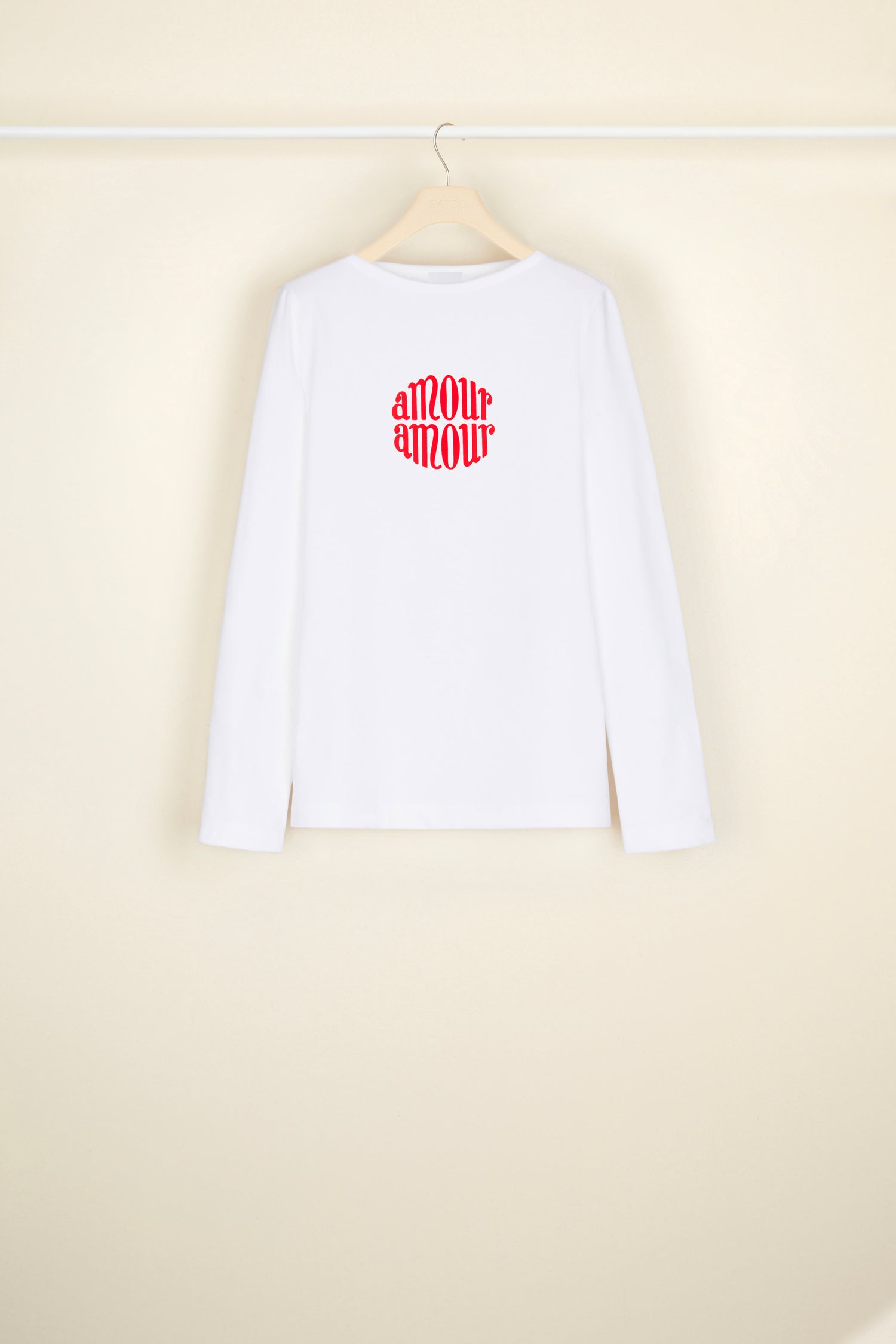 Patou Tops JE031 top coton bio blanc Amour Amour