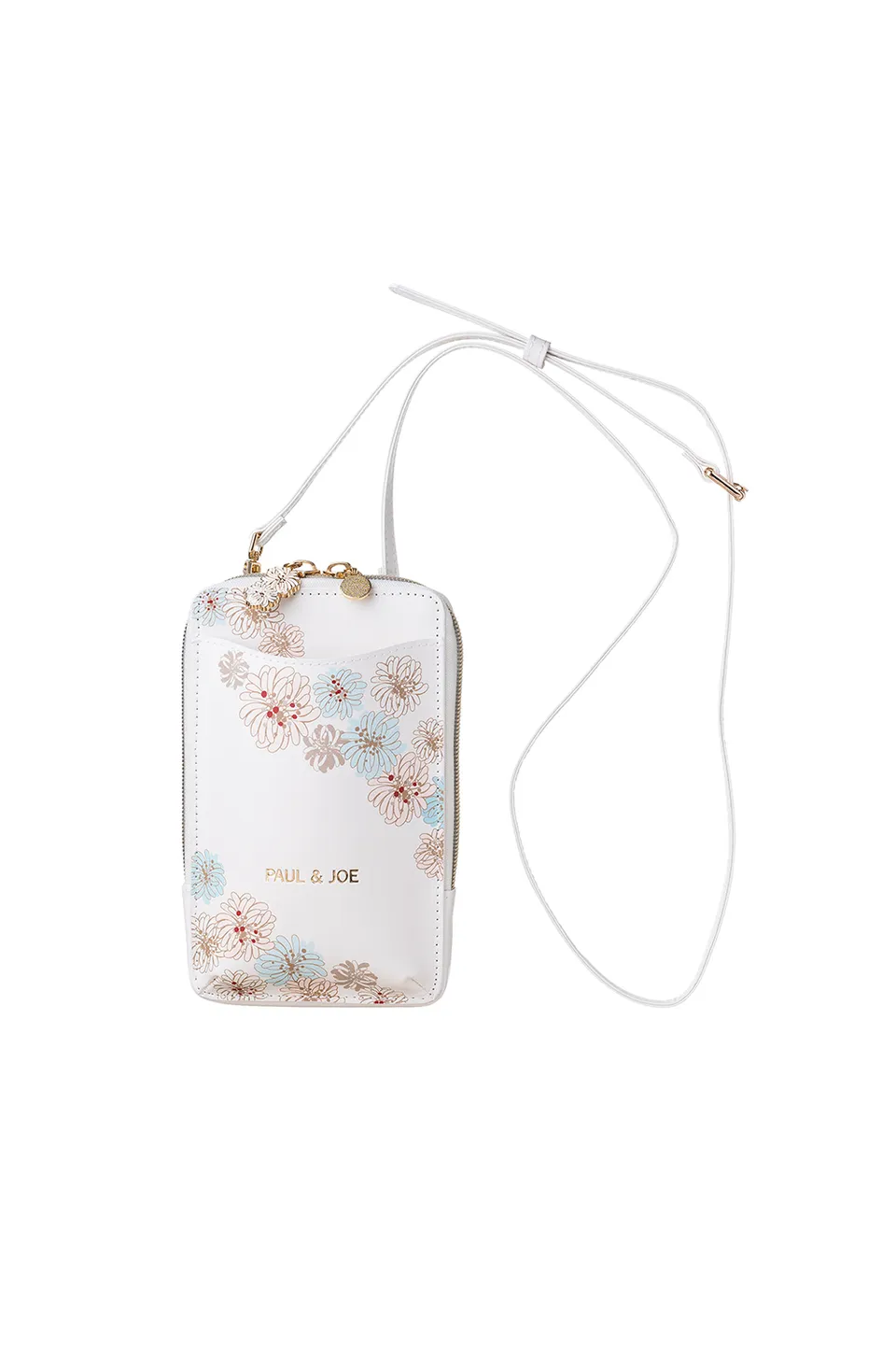 Paul & Joe sac bandoulière téléphone blanc 19 cm