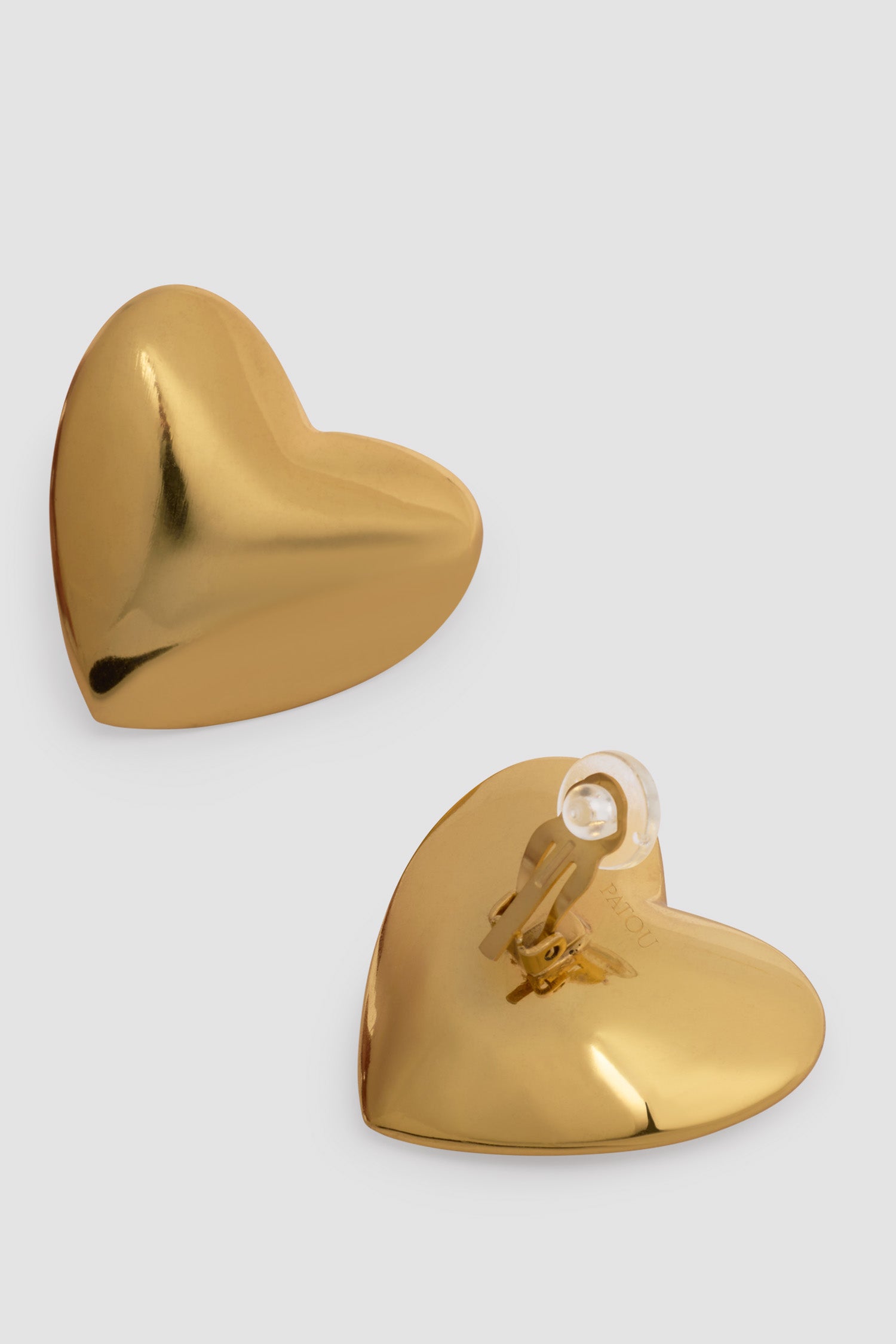Patou Jewellery JW141 boucles d’oreilles cœur doré TU clips