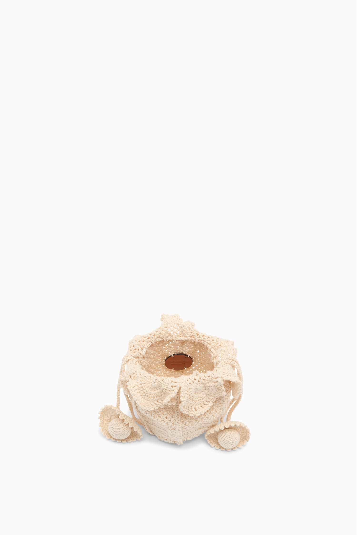 Ulla Johnson Mermaid PF261199 pochette crochet Natural coton