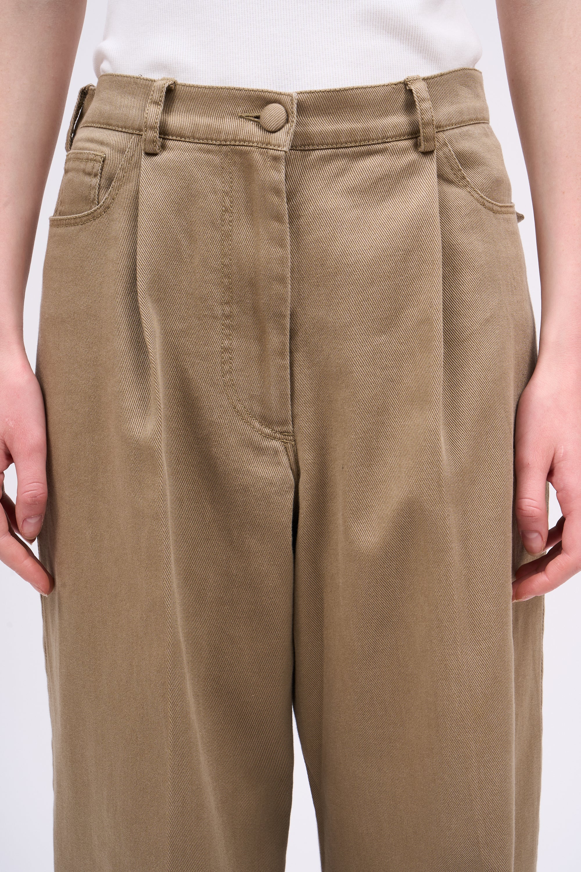 Paul & Joe Tailoring Pantalon Hermano coton jambe large
