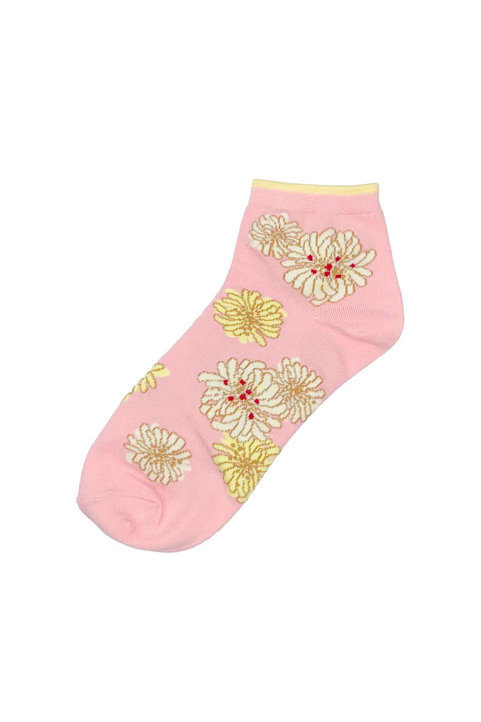 PAUL & JOE Chrysanthème chaussettes roses épaisses
