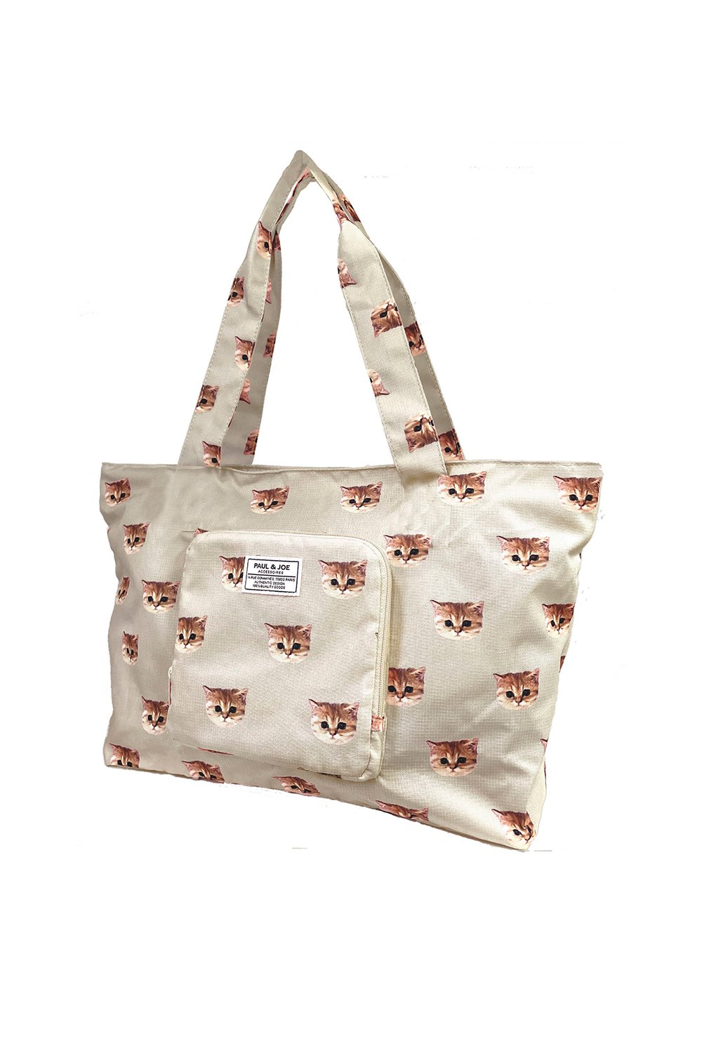 Paul & Joe Sacs Sac transport Nounette beige pliable 30 cm