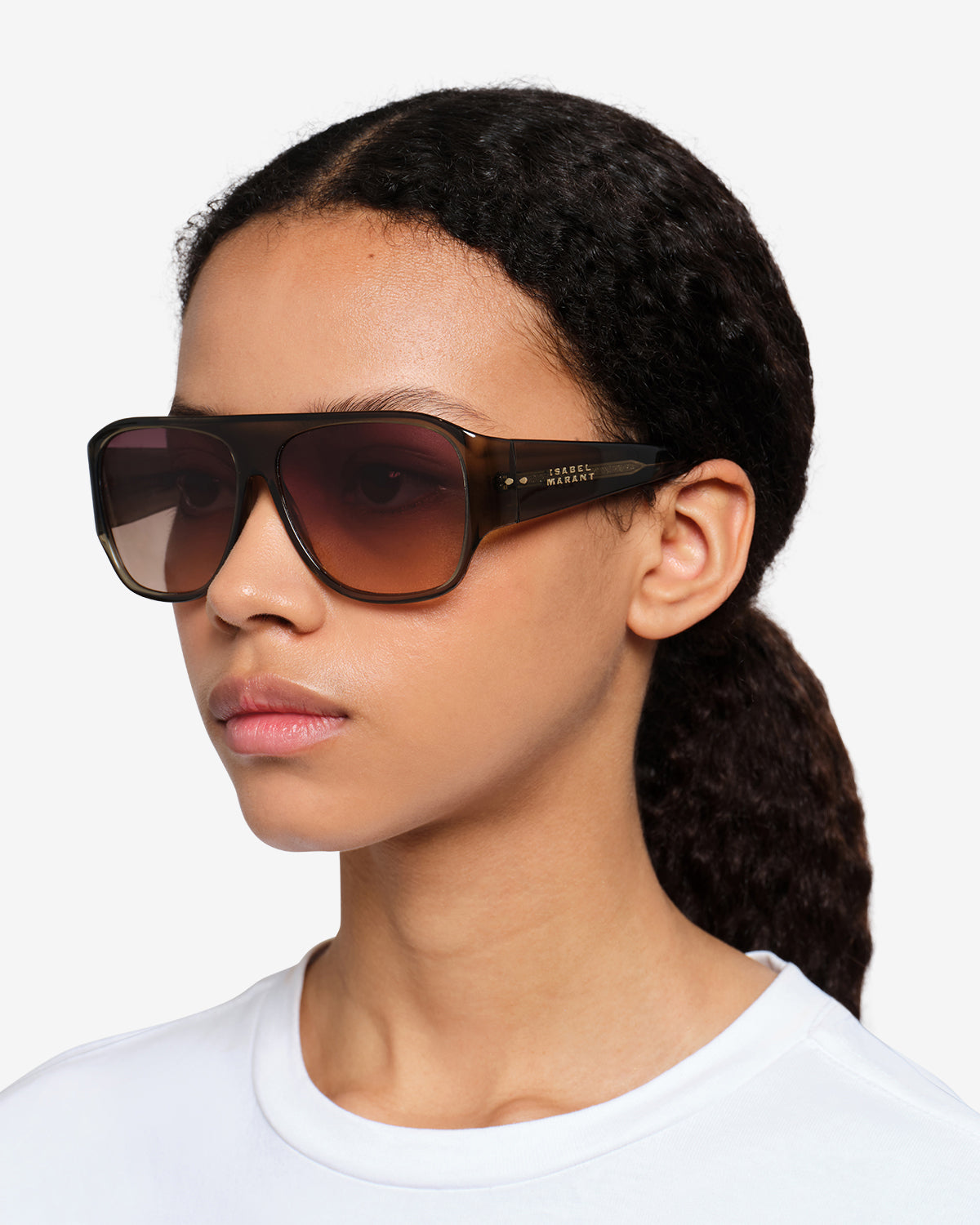 Isabel Marant Mikala lunettes soleil havana masque