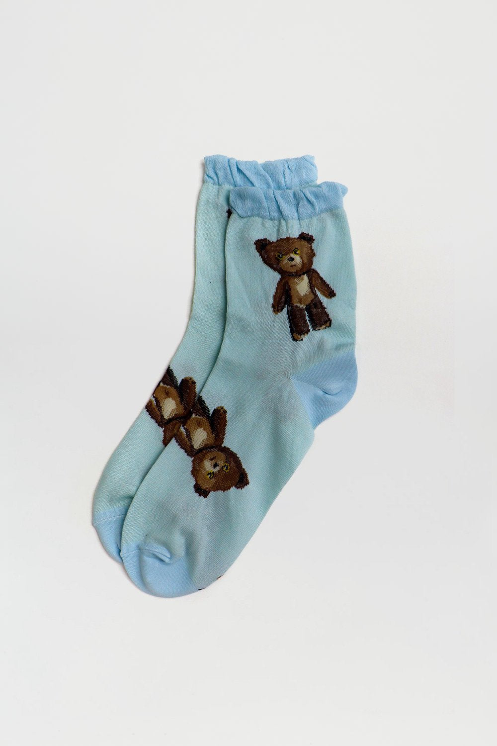 Paul & Joe chaussettes nounours bleu 36-39 coton