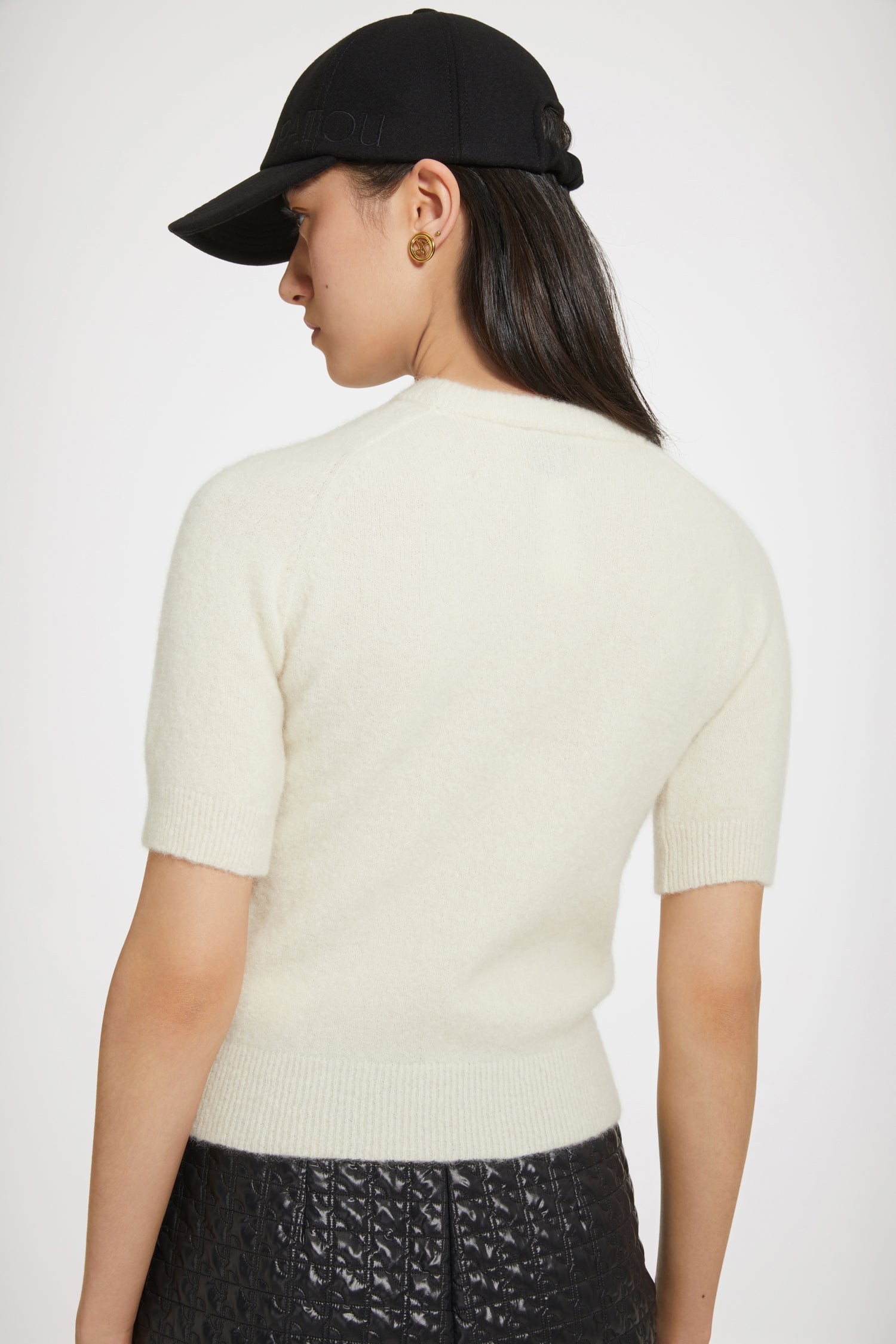 Patou Knitwear KN149 top jacquard Avalanche alpaga