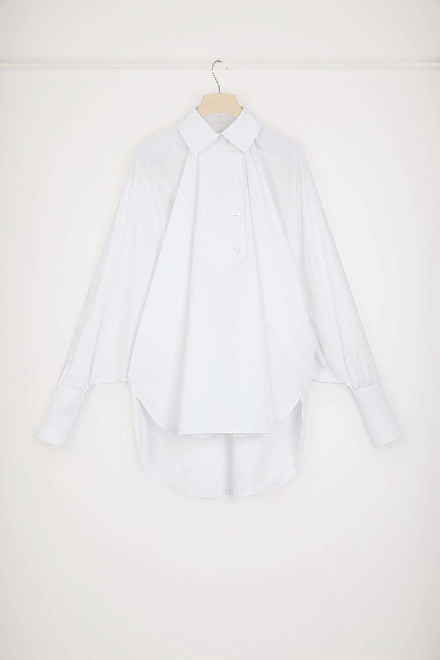 Patou Artist P24BL0310017001W chemisier blanc coton popeline