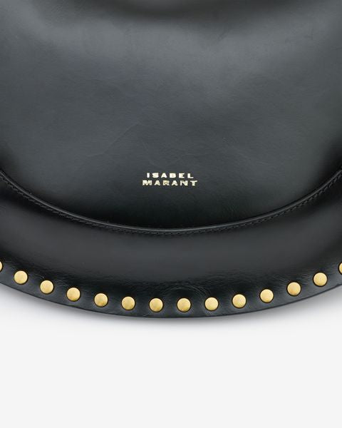 Isabel Marant Naoko sac cuir noir clous 33 cm