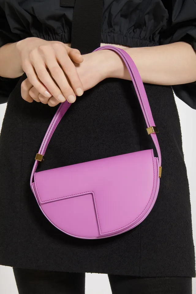 Patou BA003 sac cuir Le Petit Patou Amethyst 20cm