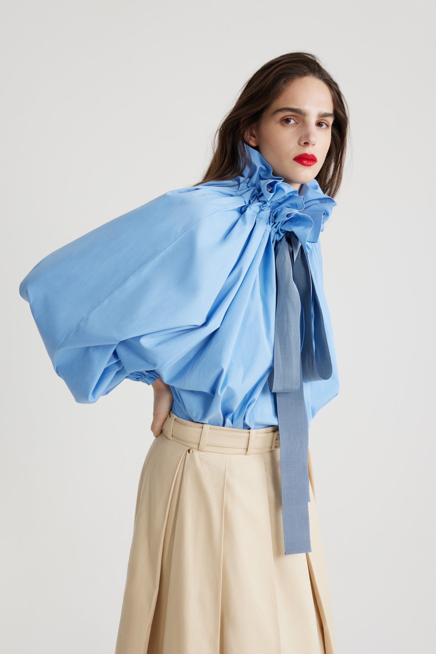 Patou H24TO0170017636B top coton Airy Blue
