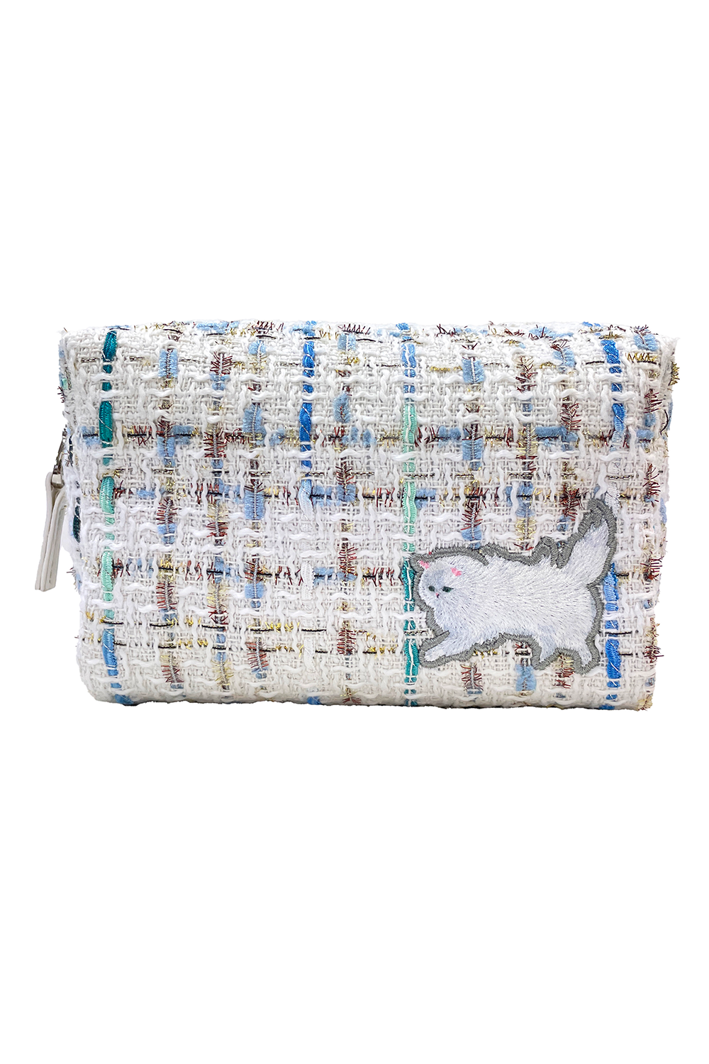 Paul & Joe Gipsy pochette ivoire TU tweed chat