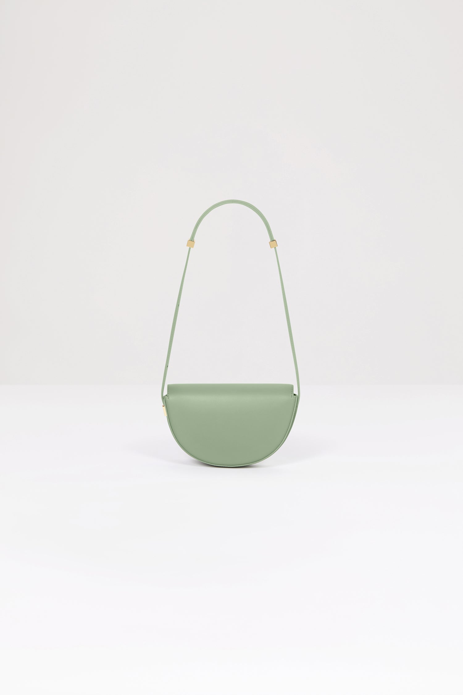 Patou BA003 sac Le Petit Patou cuir vert Dark Almond 20cm
