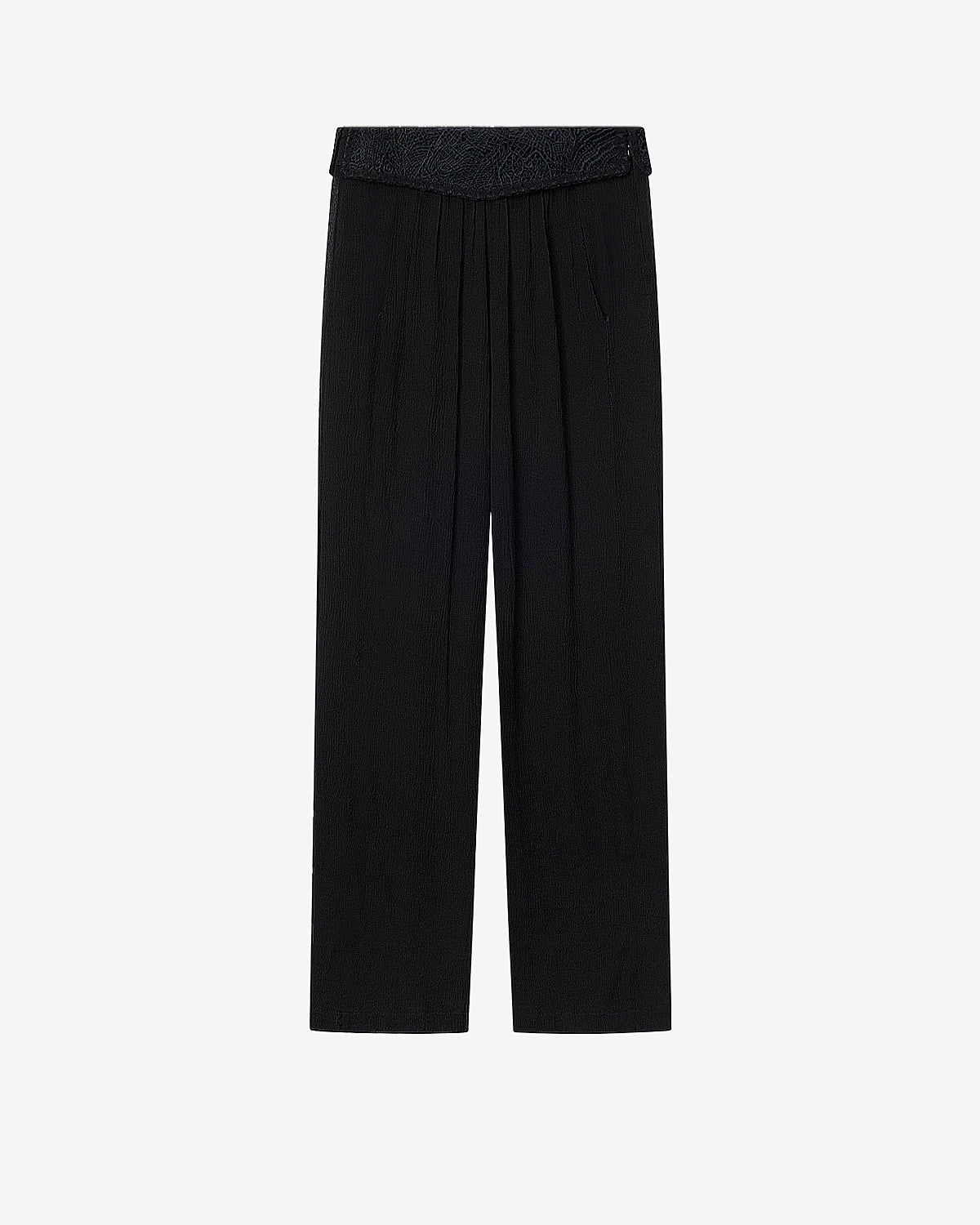 Isabel Marant Guylene PA0696FB pantalon noir soie