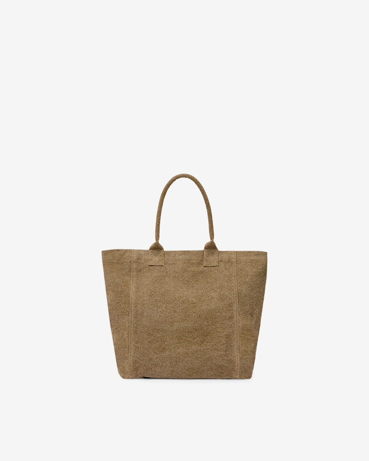Isabel Marant Yenky Small sac cabas coton kaki foncé