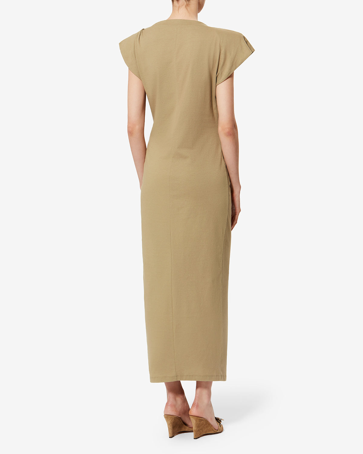 Isabel Marant Robes Nadela robe bronze clair jersey