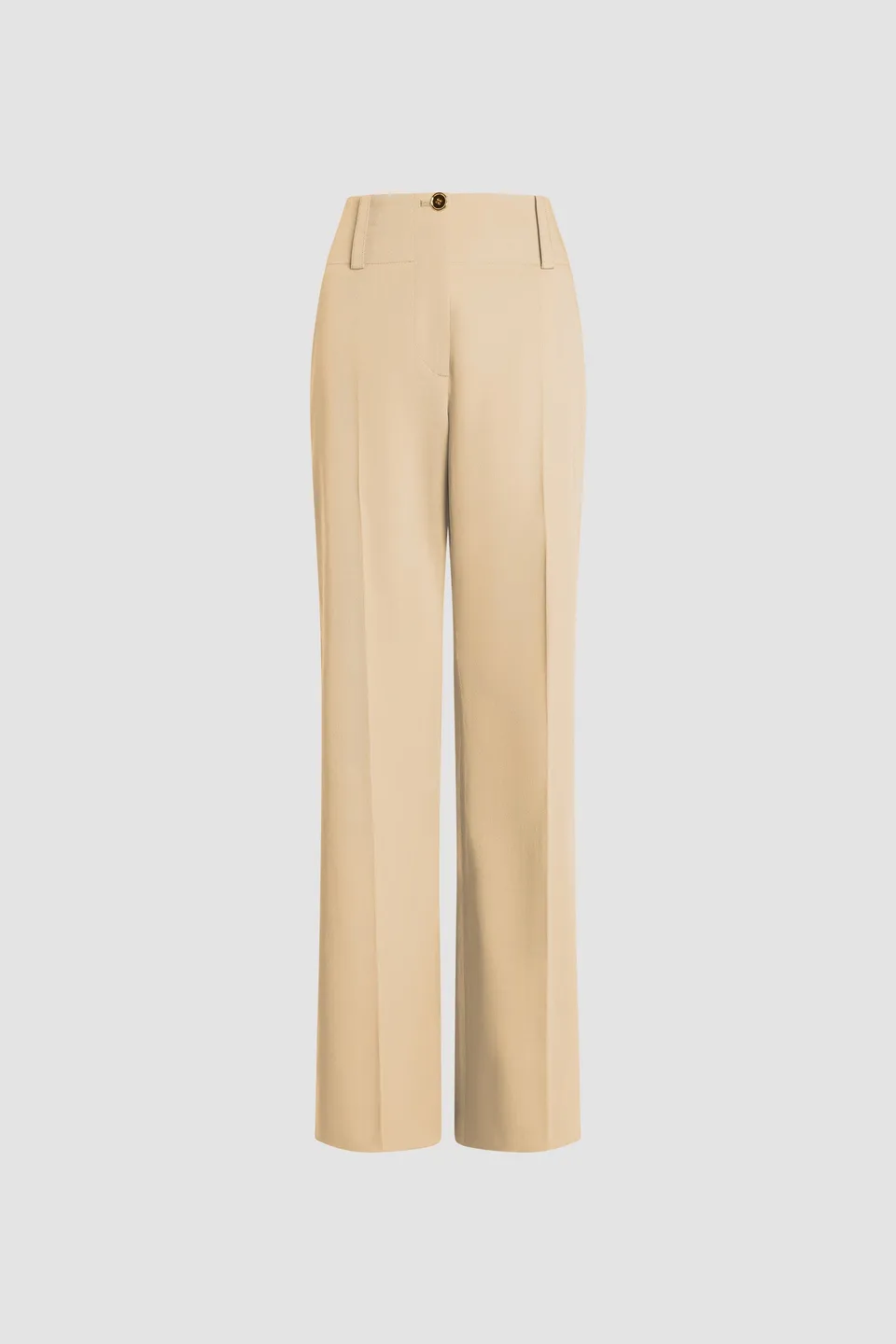 Patou P26TR0450074093S pantalon droit coton sable