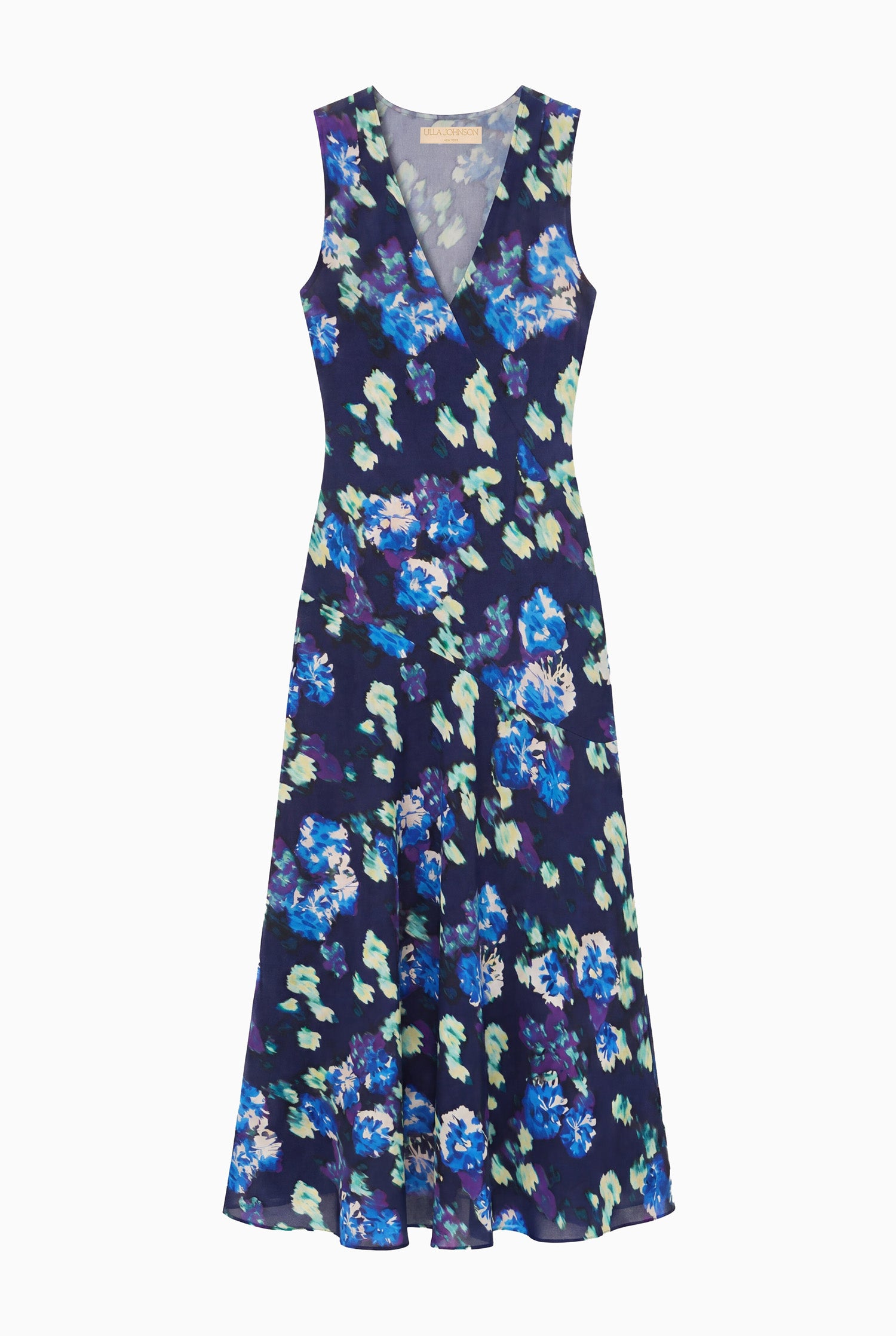 Ulla Johnson Elowen PF260129 robe soie Evening Bloom fleurie