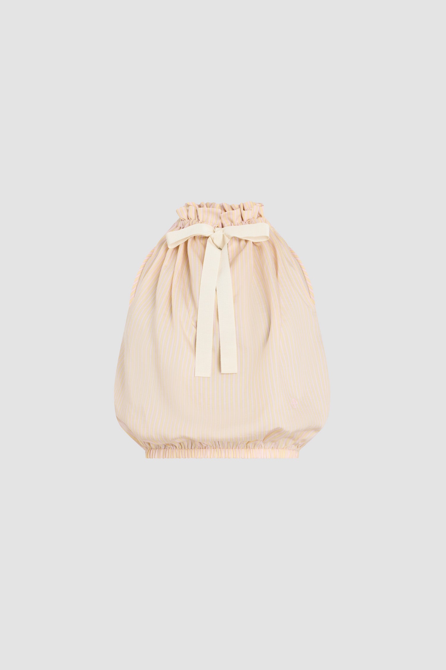 Patou TO178 top sans manches rayé beige Shell Beach