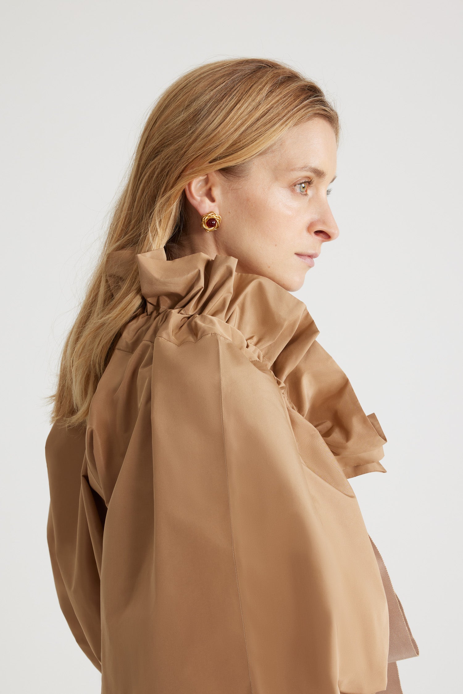 Patou Tops TO0170011115B haut faille gris Gray Sand