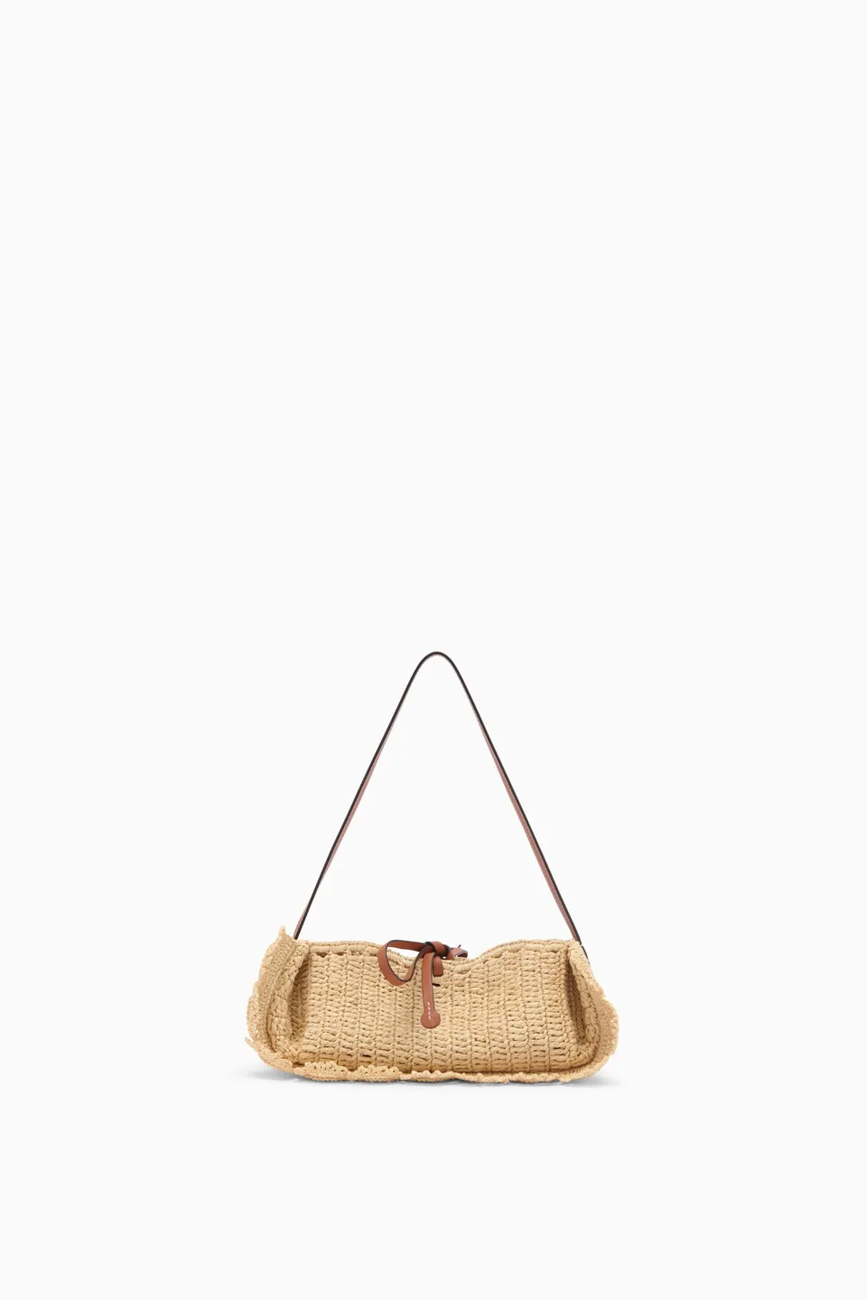 Ulla Johnson Marina PF261194 pochette raphia Natural taille unique