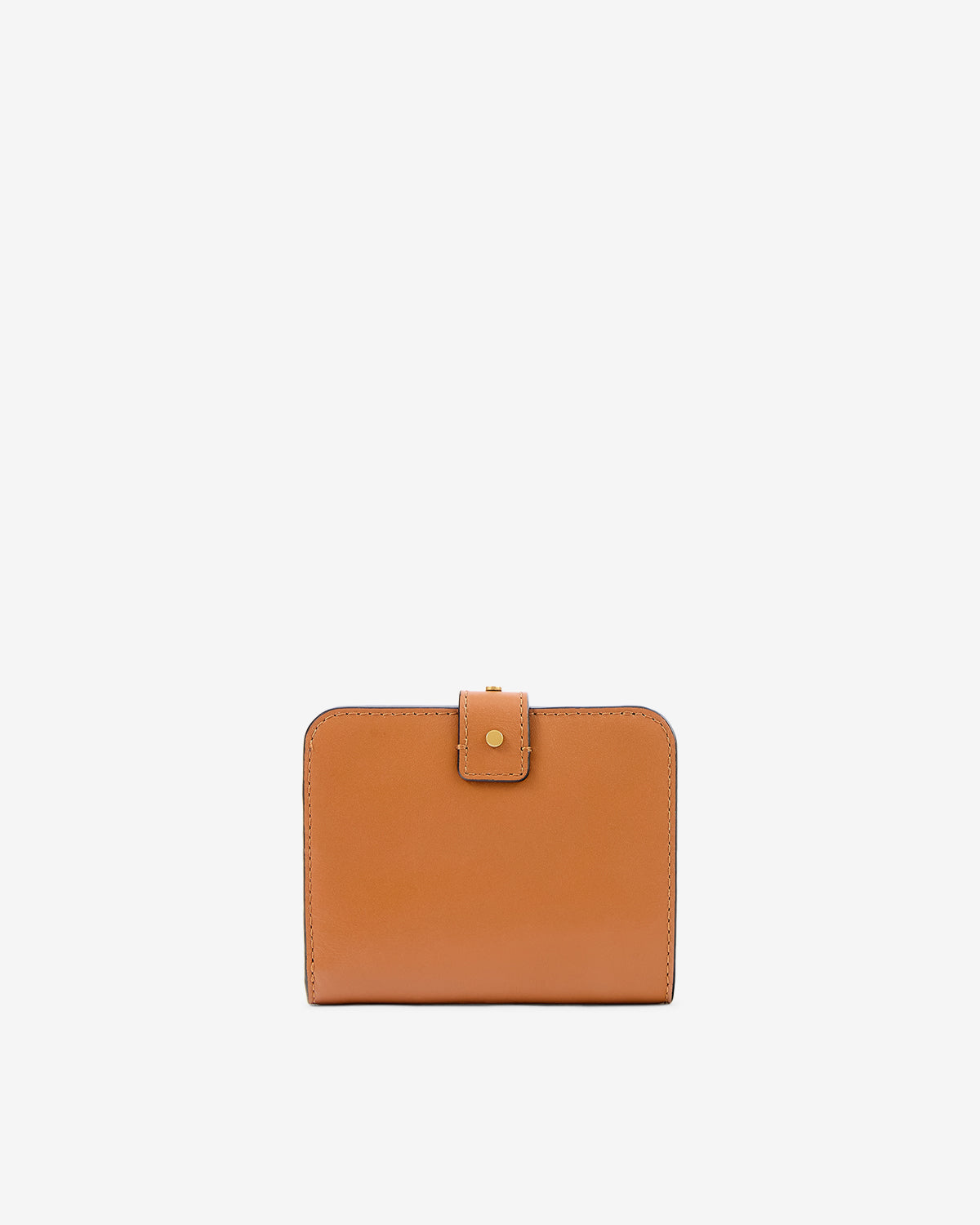 Isabel Marant Oskan portefeuille cuir cognac