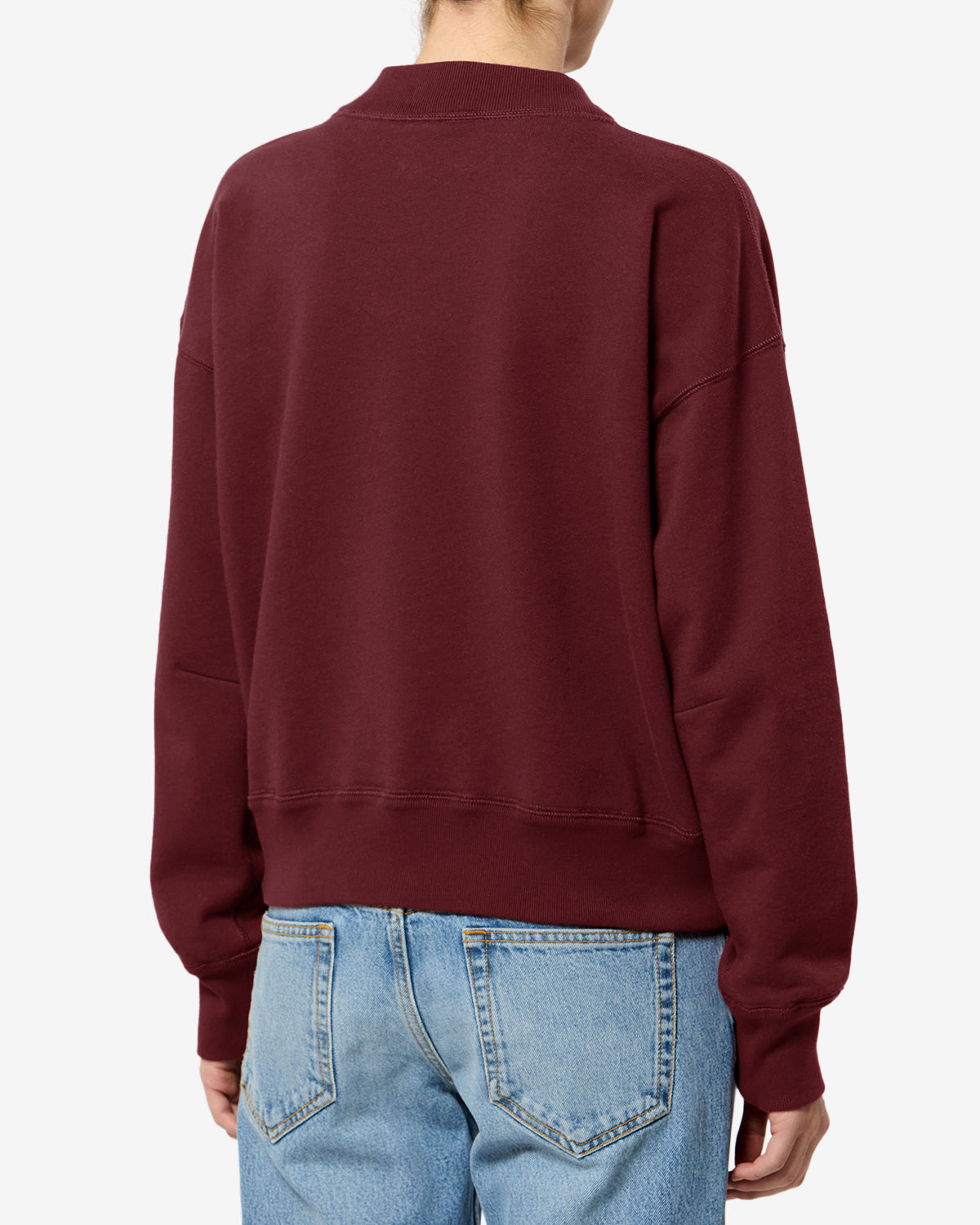 Isabel Marant Sweatshirts Sweat Moby Coton Bordeaux 36