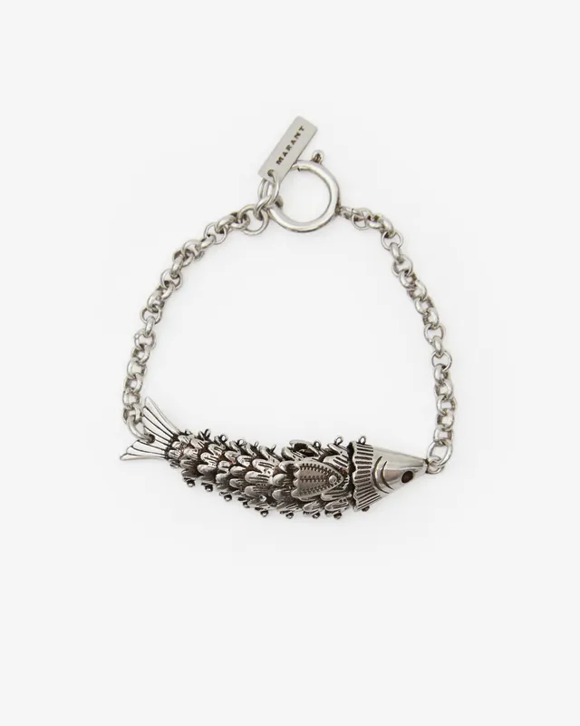 Isabel Marant River BR0184HA bracelet argent poisson