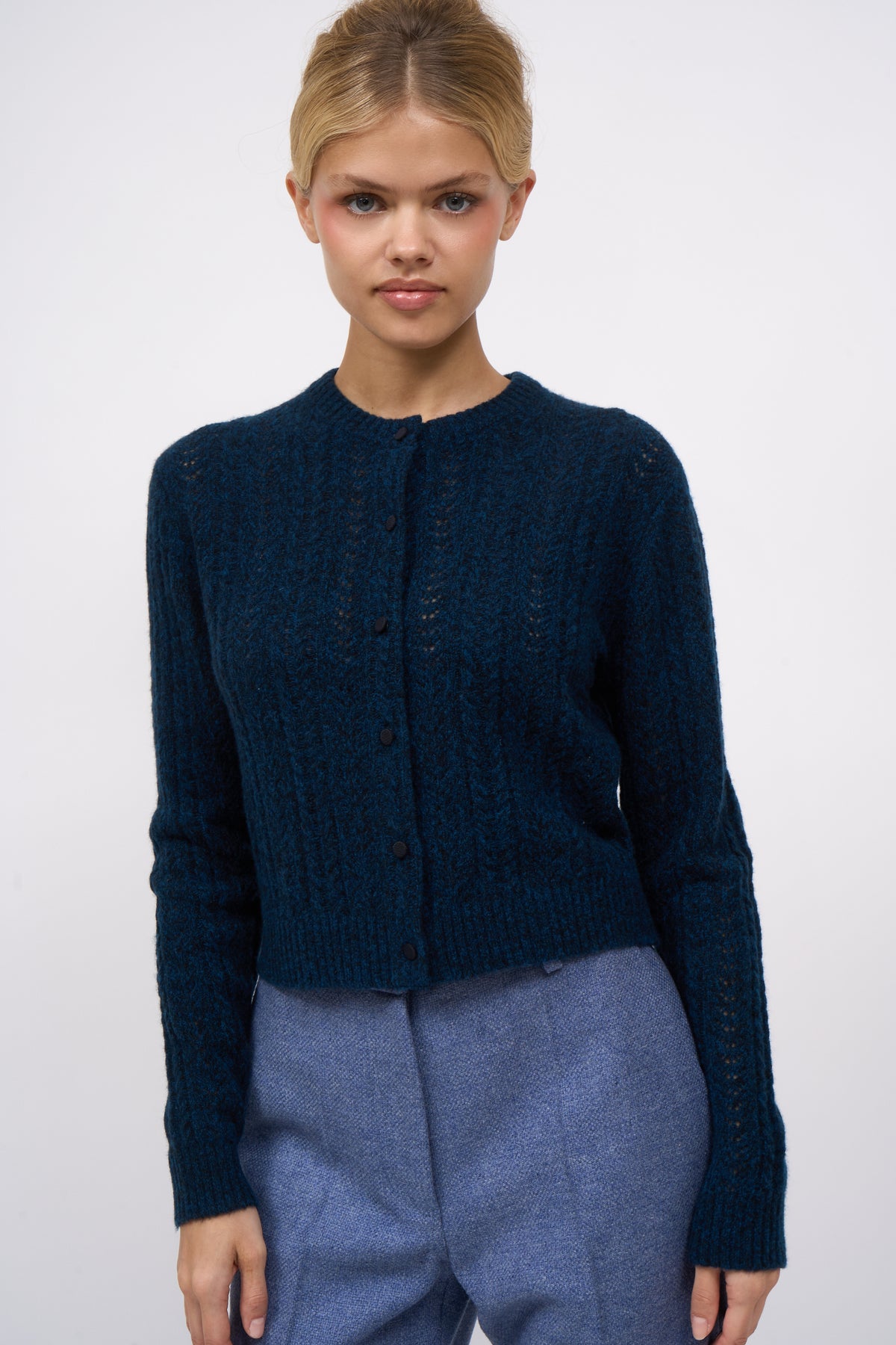 Paul & Joe Novelo cardigan cachemire mélangé torsades