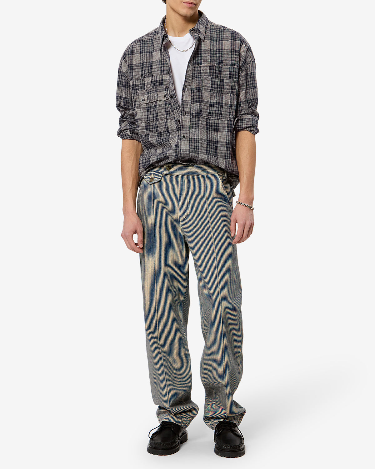Isabel Marant Vittorio CH0354 Chemise nuit carreaux