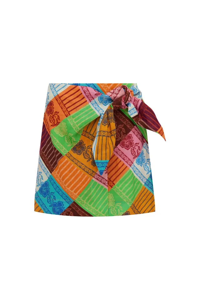 Alemäis Skirts Kaleidoscope Sarong jupe lin 8 AU/UK