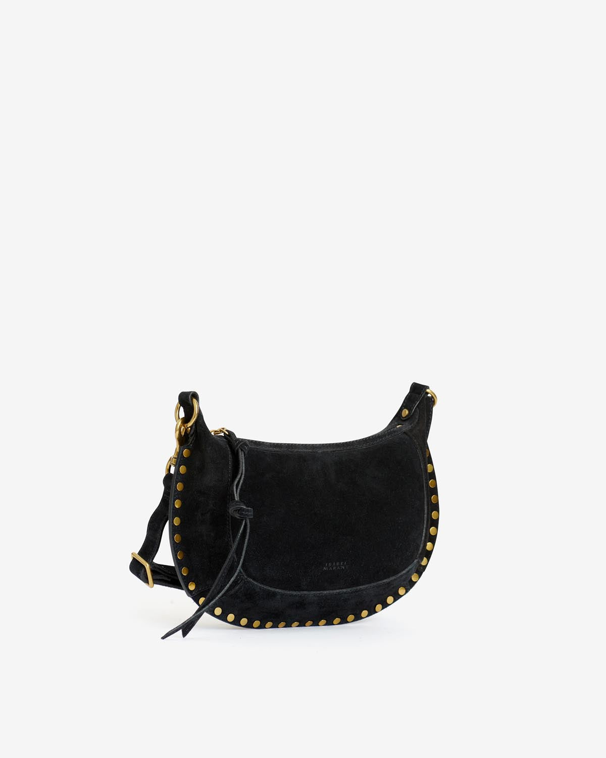 Isabel Marant Oskan Moon sac noir cuir velours