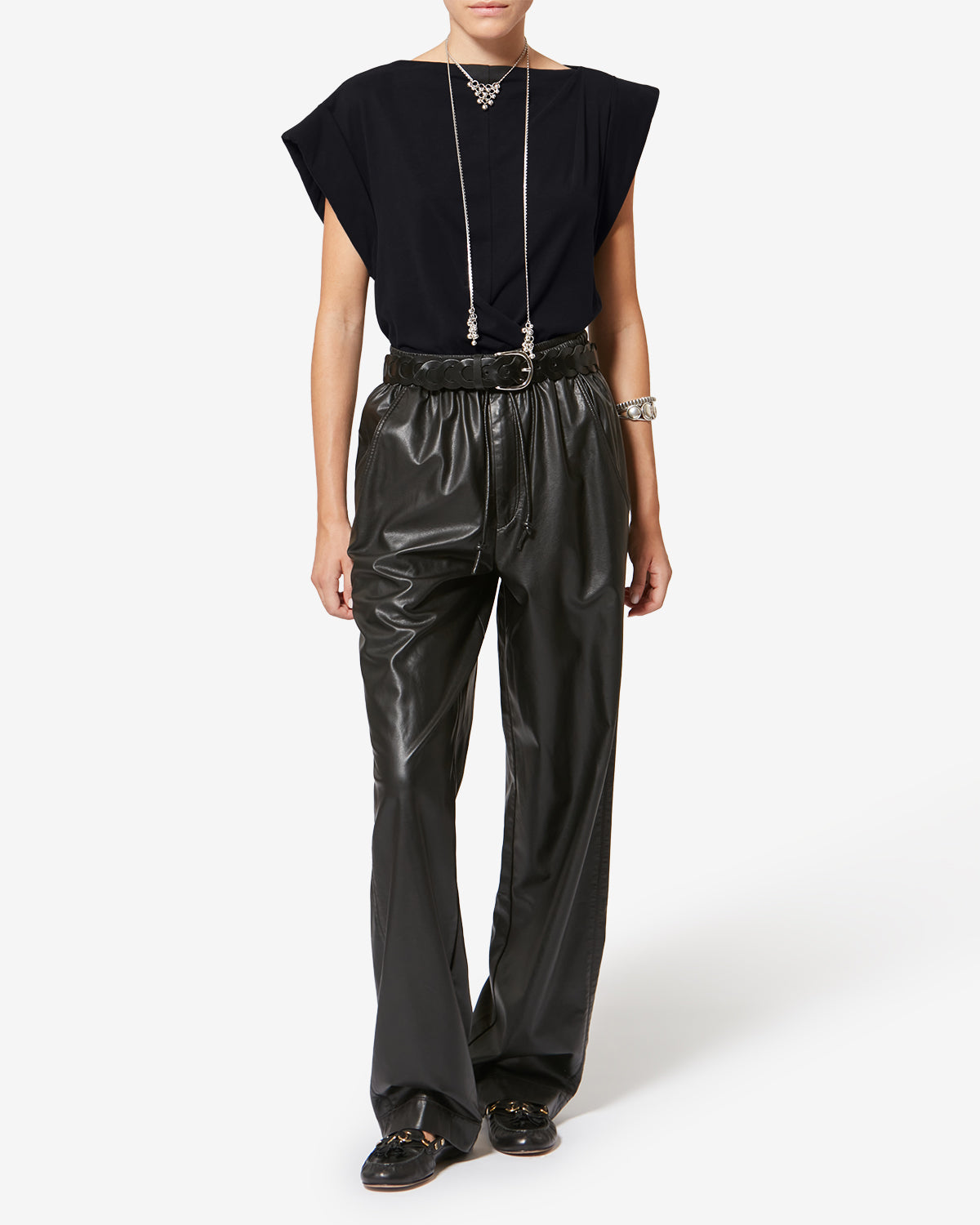 Isabel Marant Maisan TS0207FA t-shirt noir coton