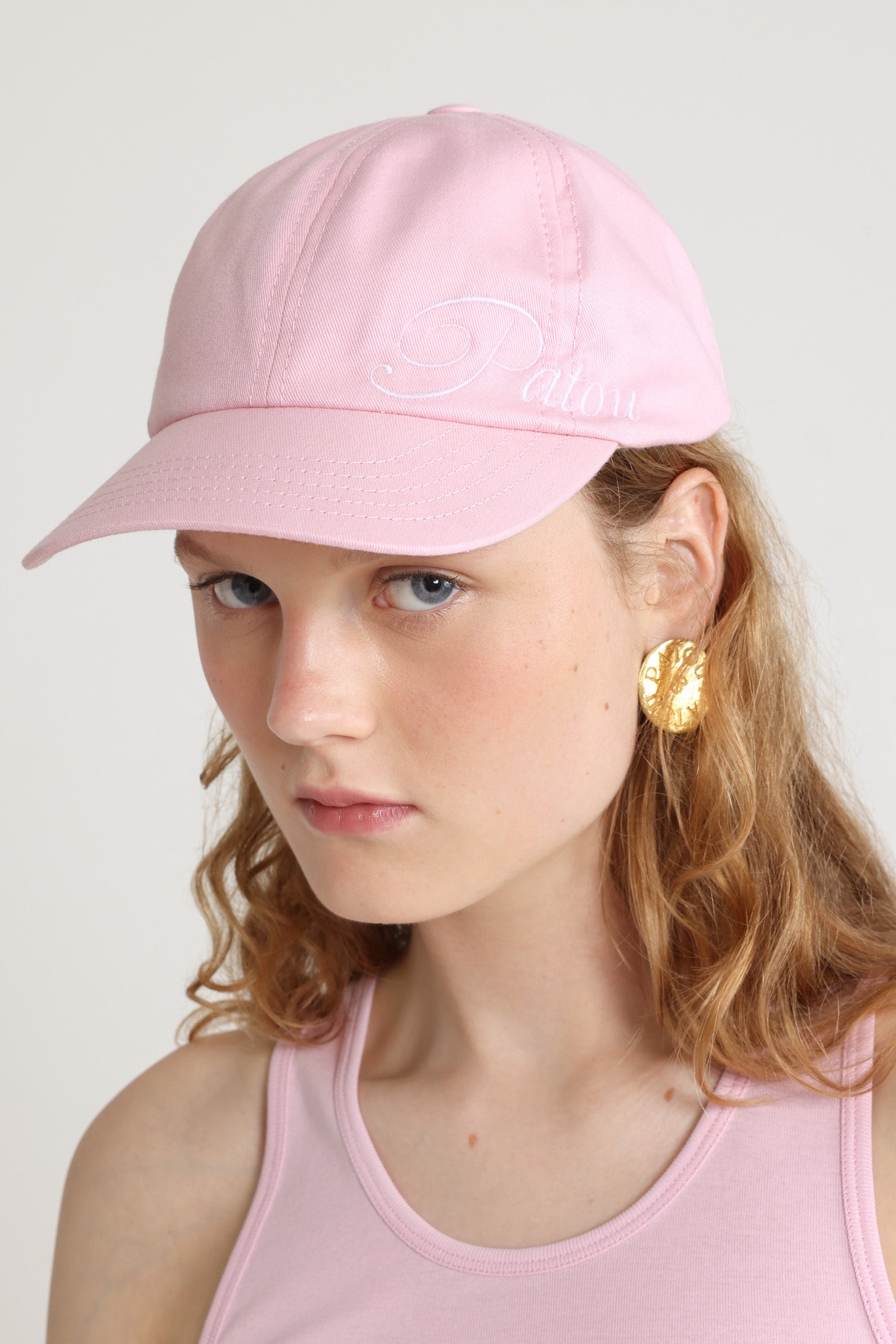 Patou Accessories AC100 casquette coton rose primrose