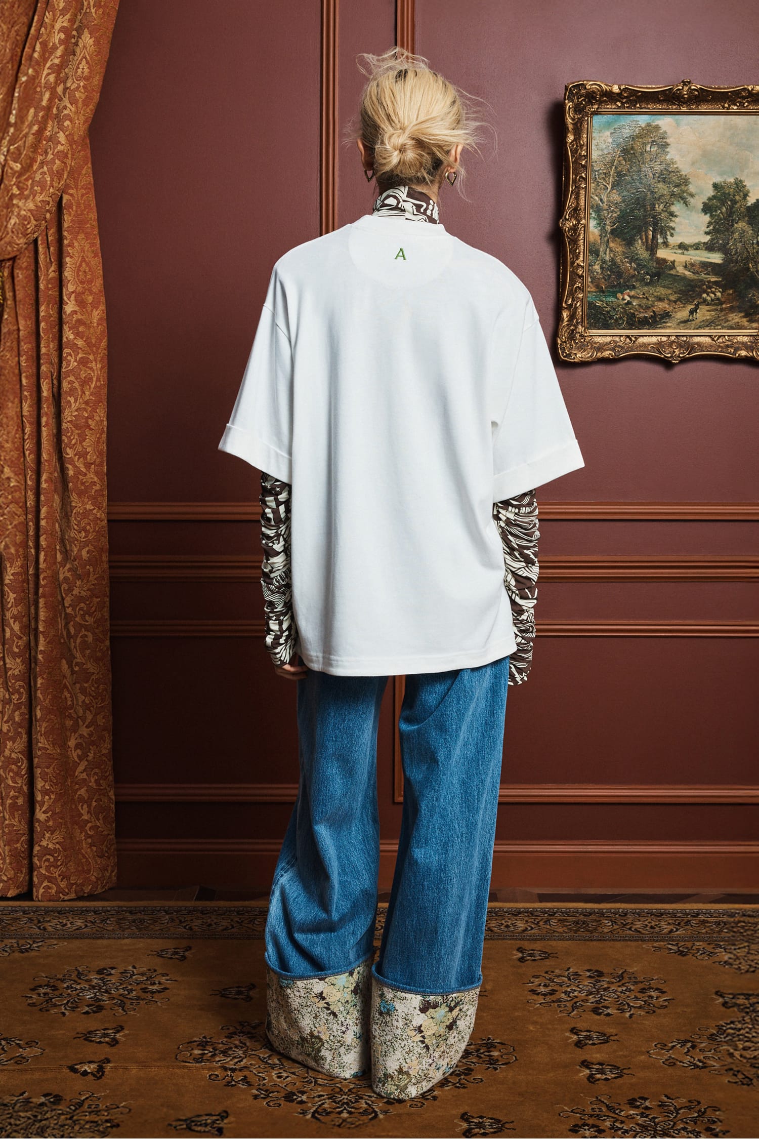Alemais Tangible Love t-shirt coton bio brodé