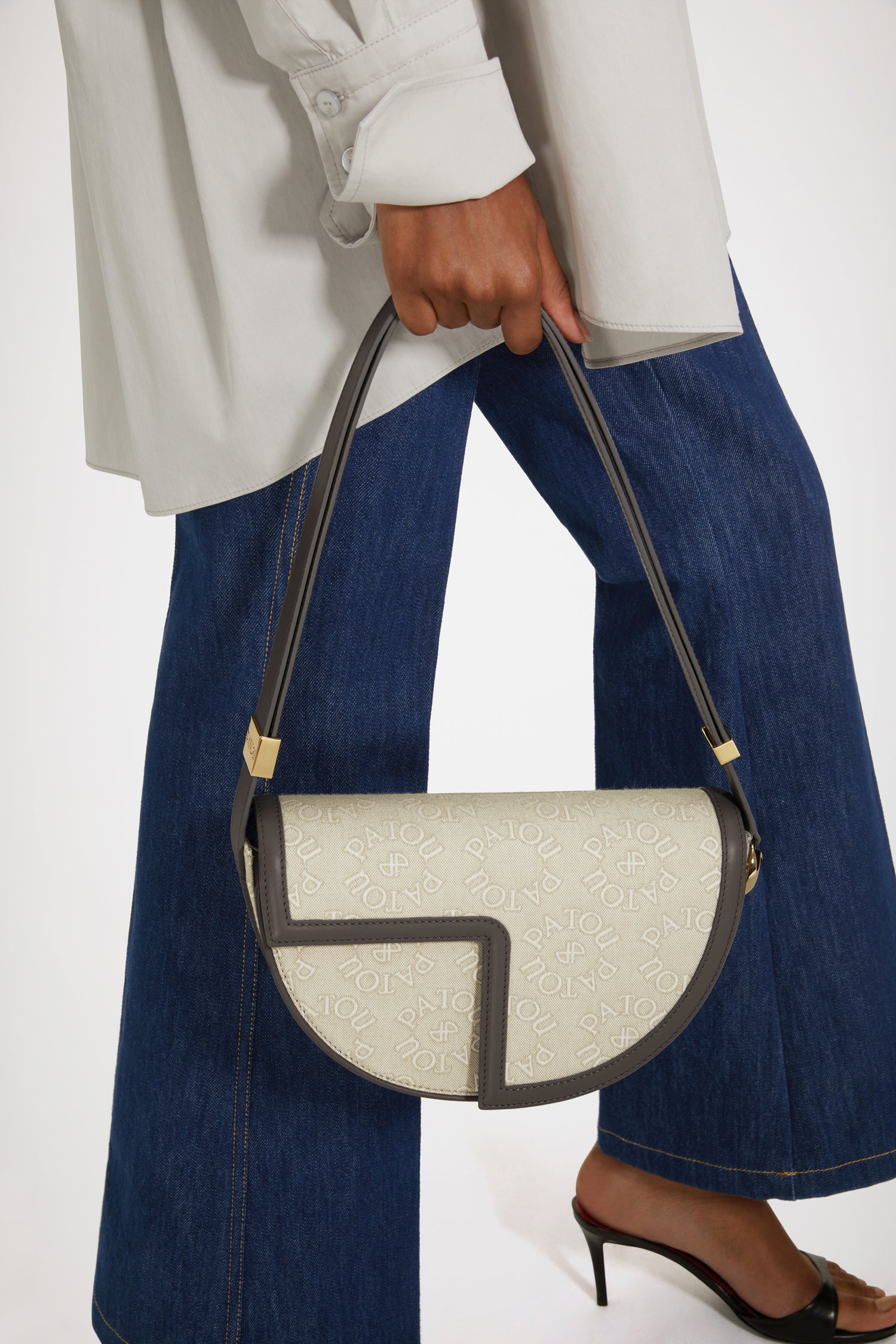 Patou Le Patou sac jacquard coton bio Medallion TU