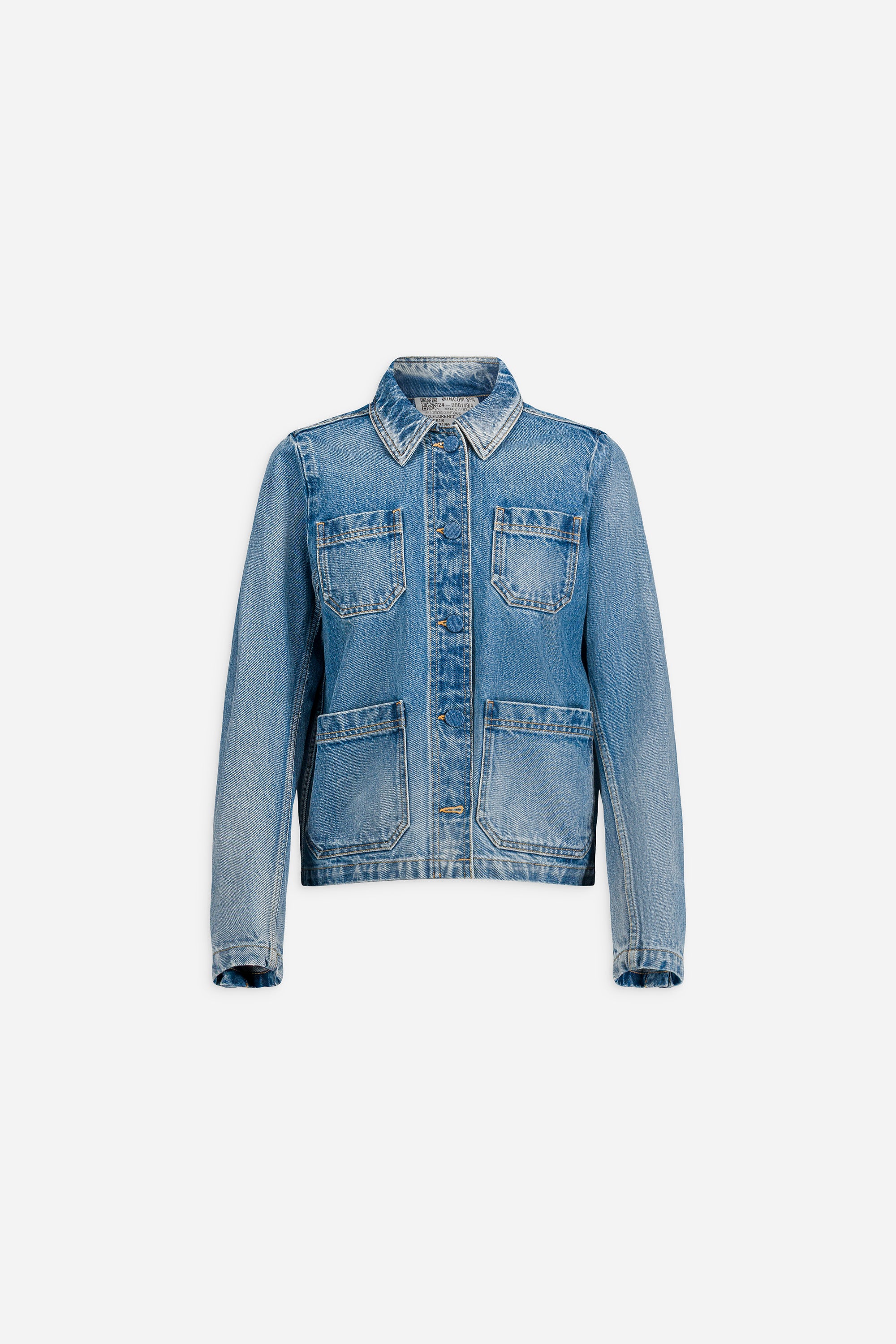 Paul & Joe Florence veste courte denim délavé jeans coton