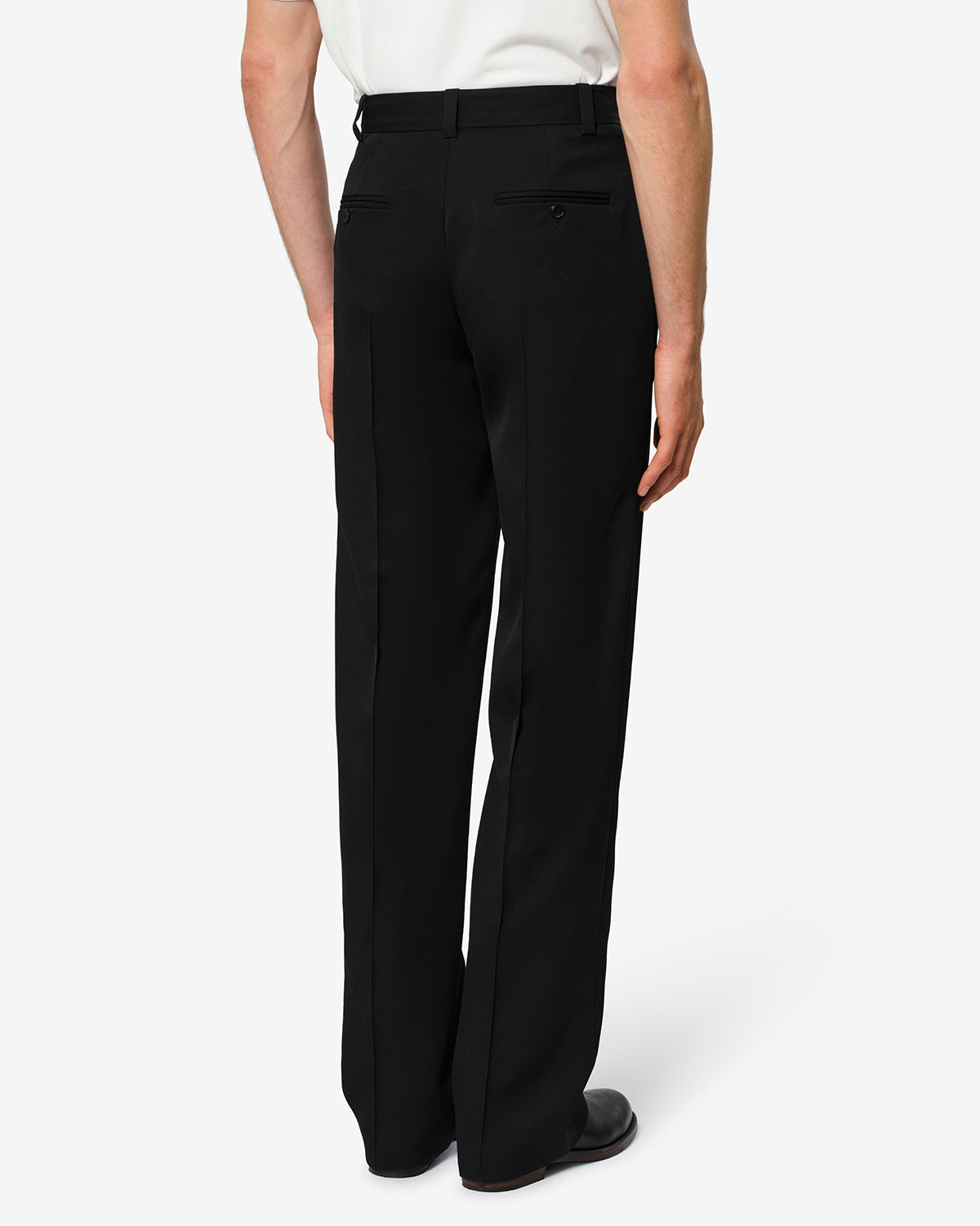 Isabel Marant Gibson PA0821HA pantalon laine noir coupe droite