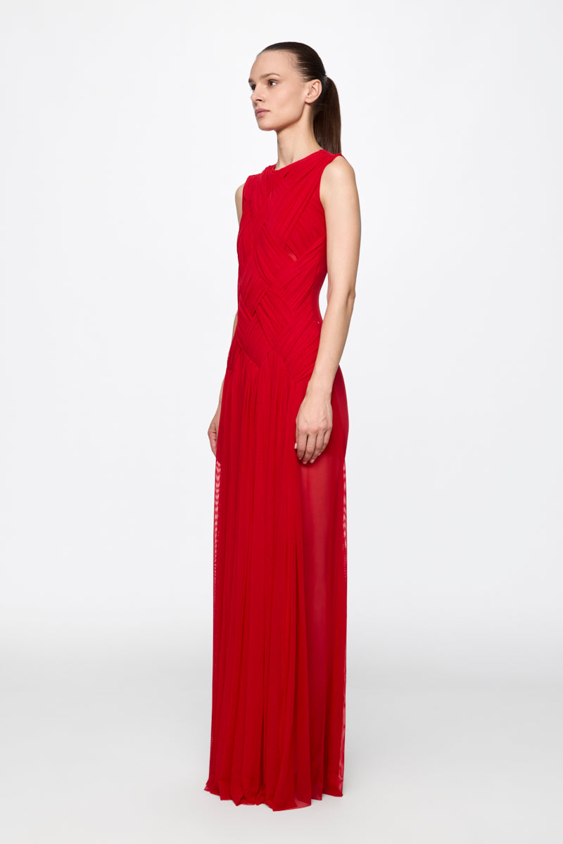 ATU Body Couture Emotional Dress robe tulle rouge S