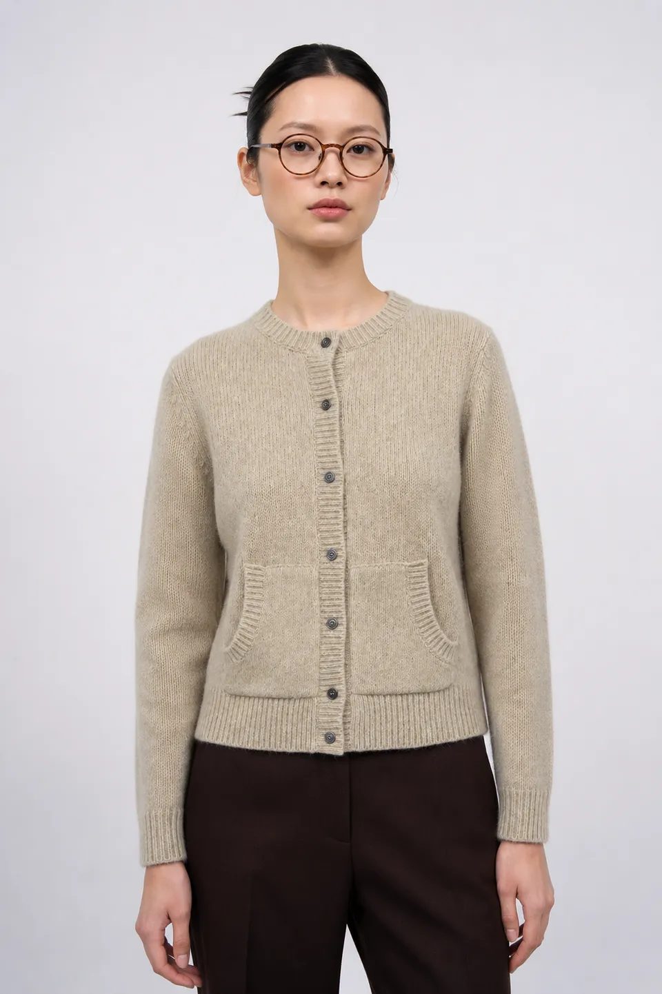 Paul & Joe Mailles cardigan Roussillon cachemire poches
