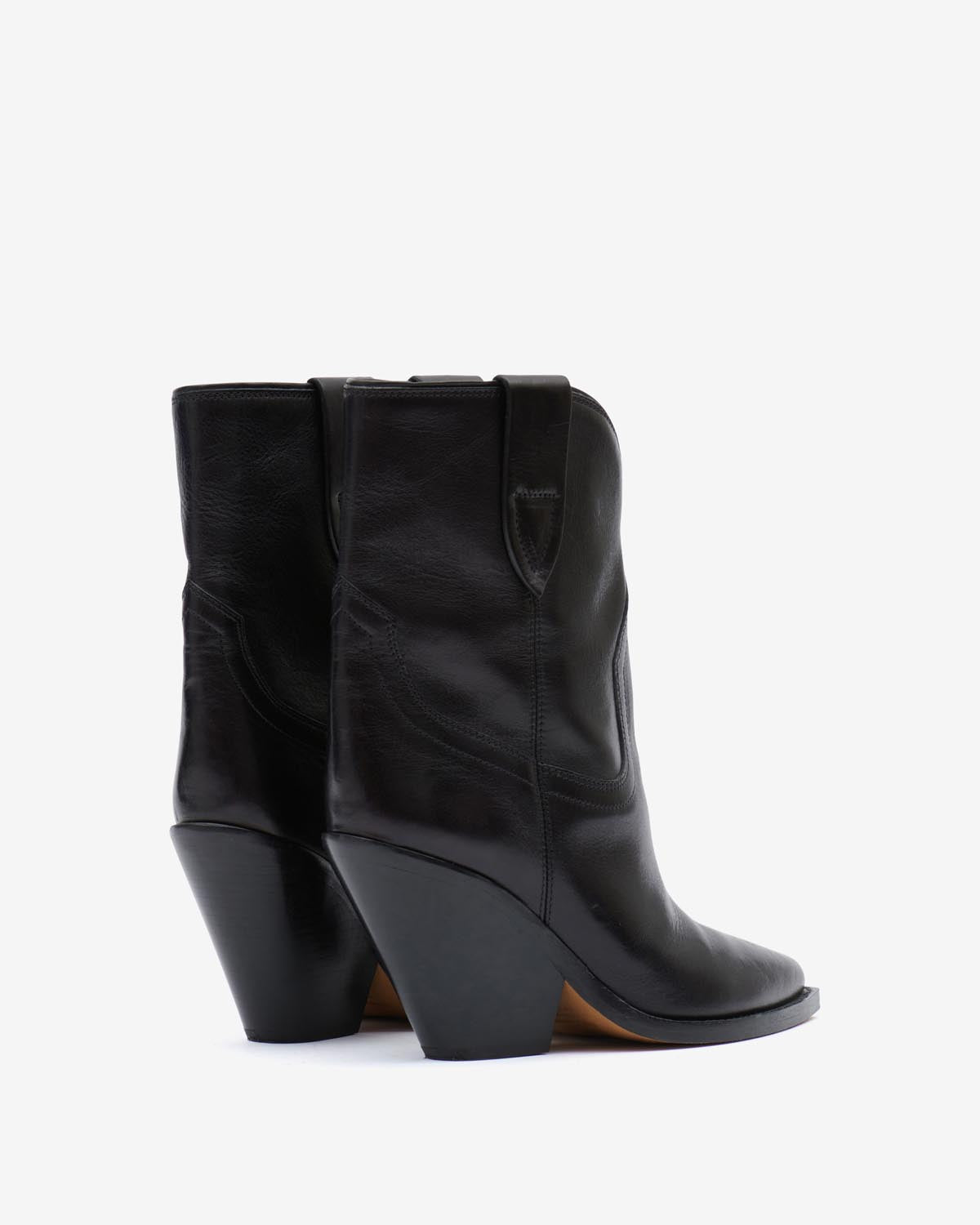 Isabel Marant Leyane BO0004FA-A1A04S bottes noir cuir