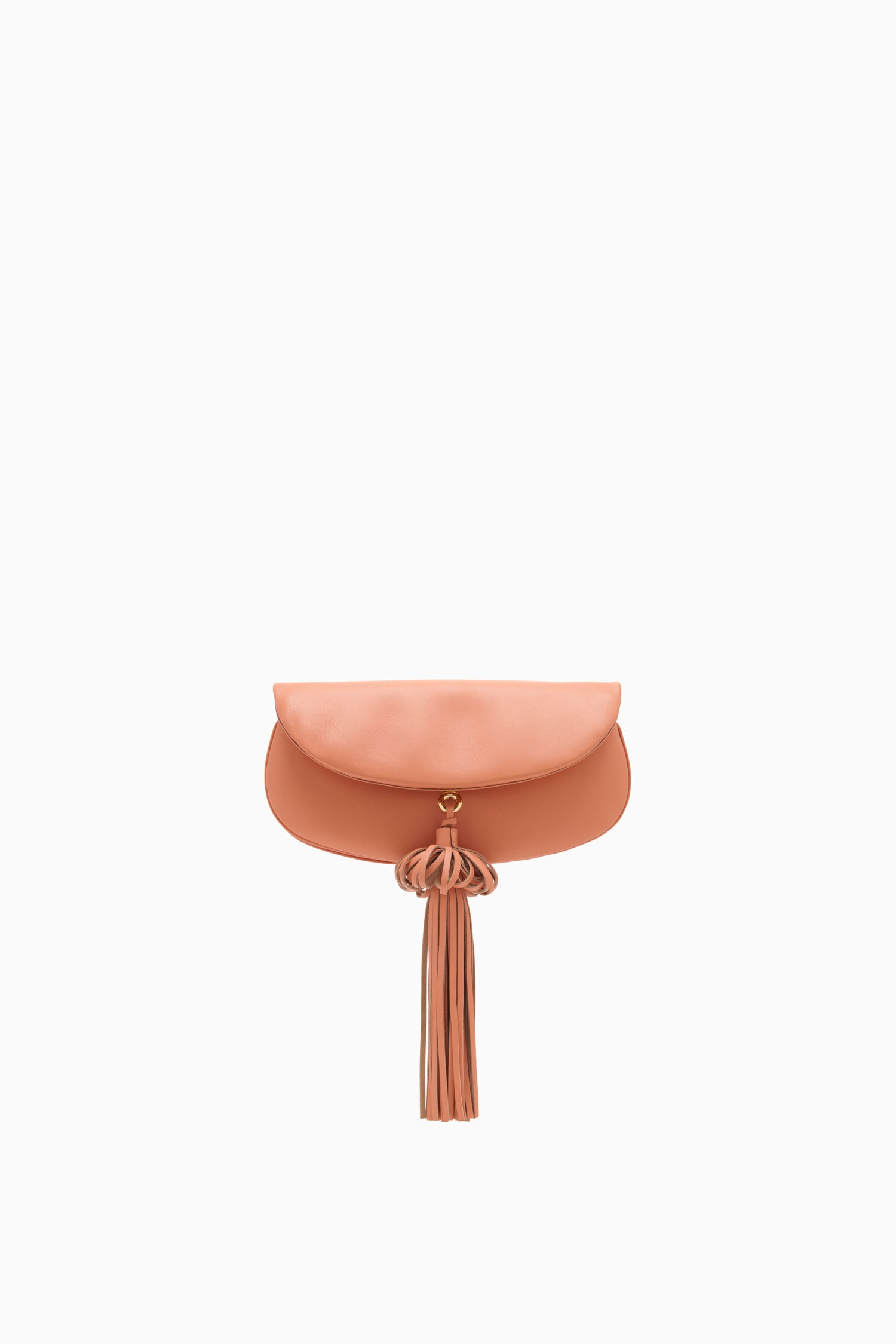 Ulla Johnson Paloma sac cuir rose pompons