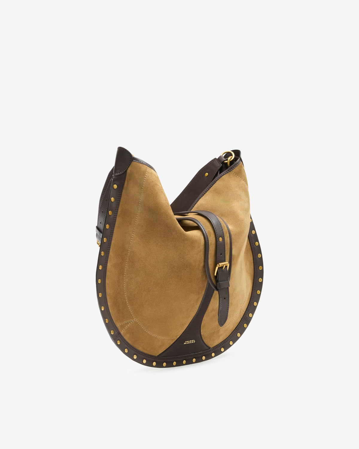 Isabel Marant Oskan Hobo Soft sac cuir taupe
