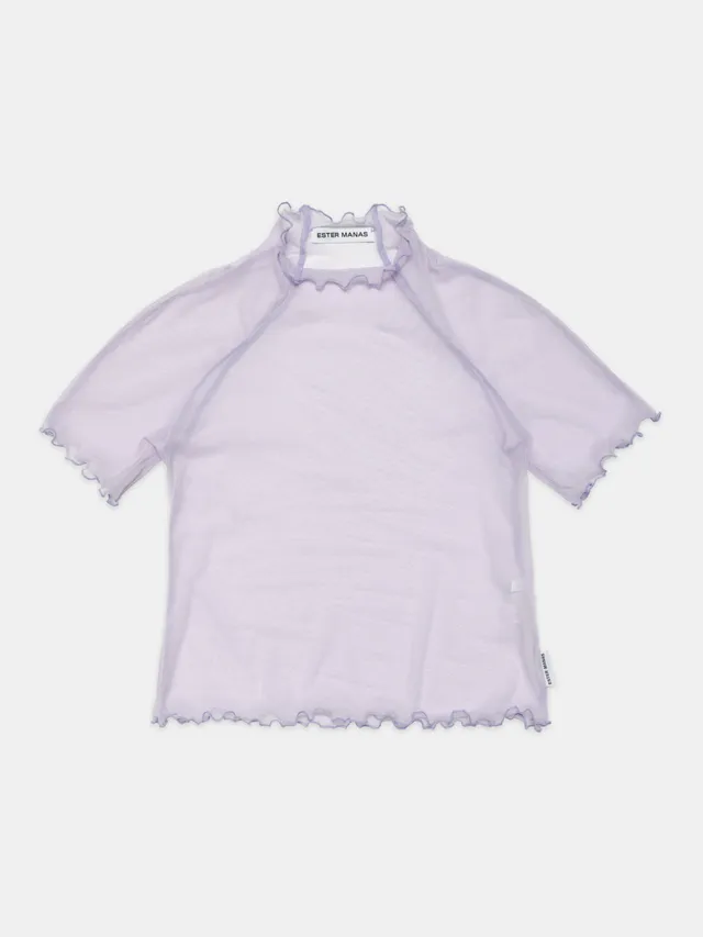 Ester Manas Tops Lavande Easy Top haut lavande transparent