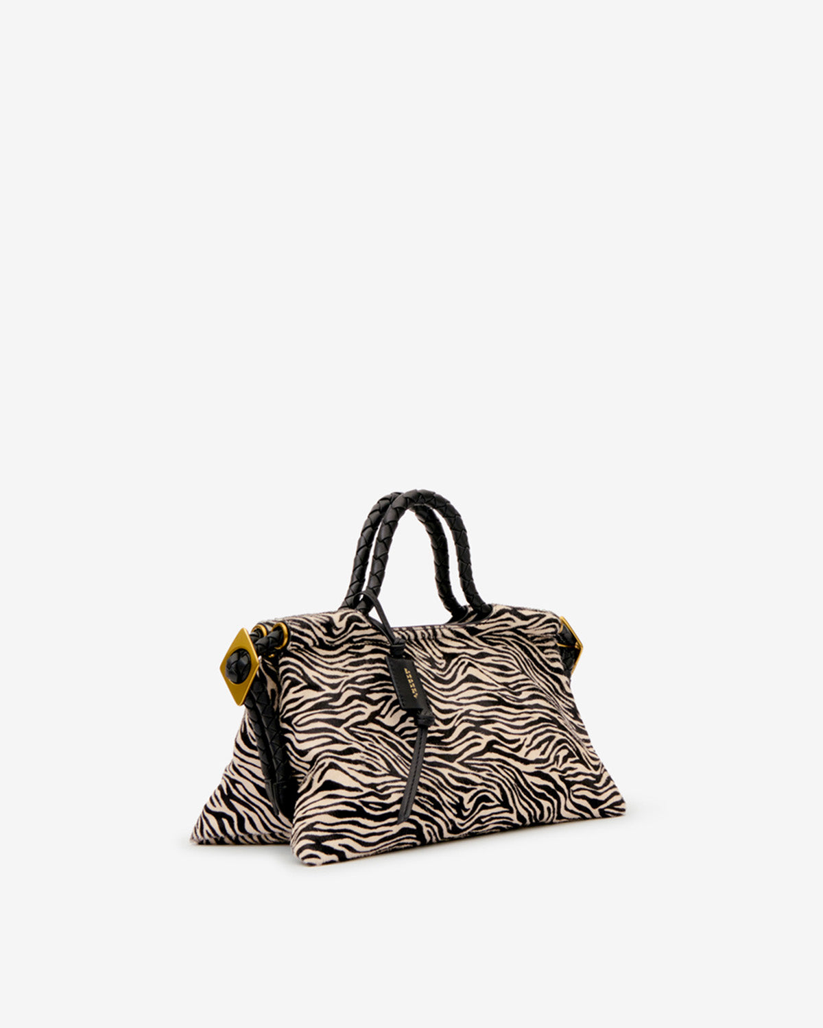Isabel Marant Pipa M PM0124FA sac cuir pony zèbre