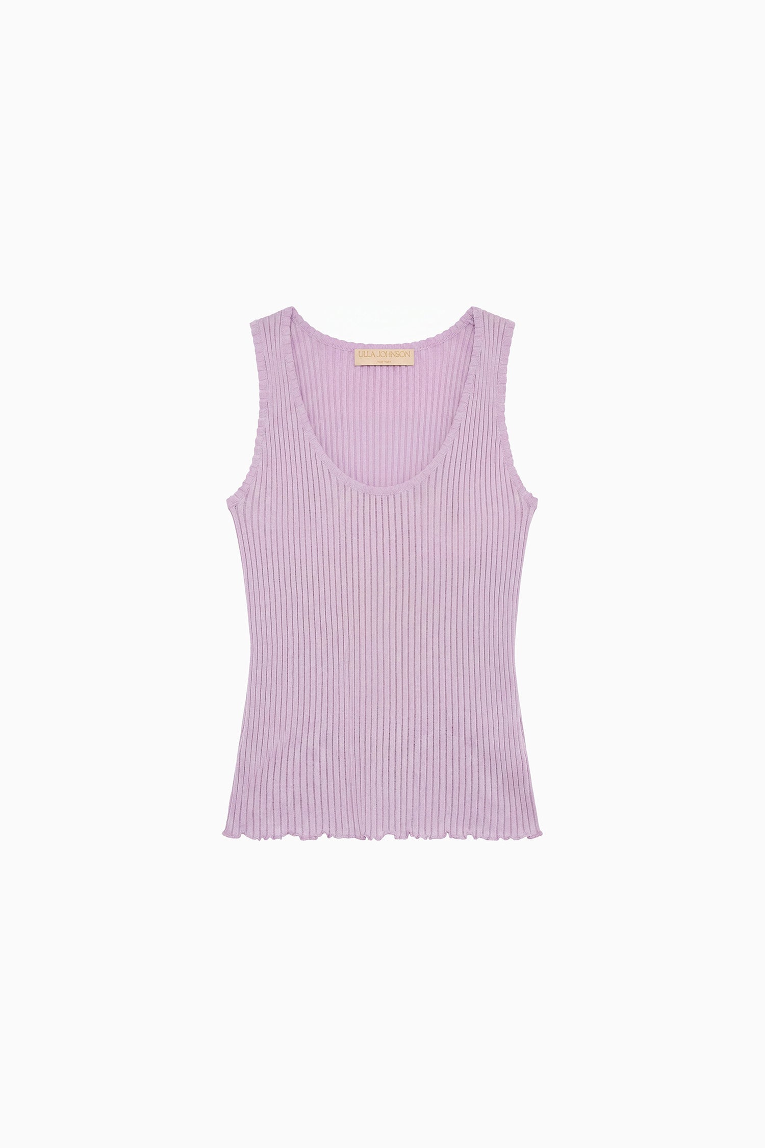 Ulla Johnson Gia PF260809 débardeur coton-soie Lilas